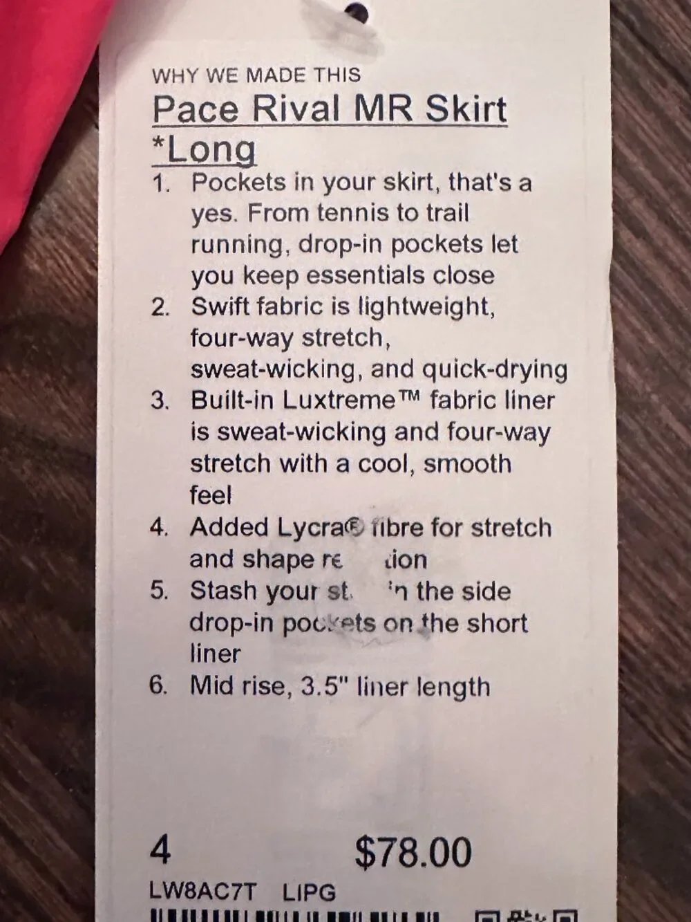 lululemon athletica size bright